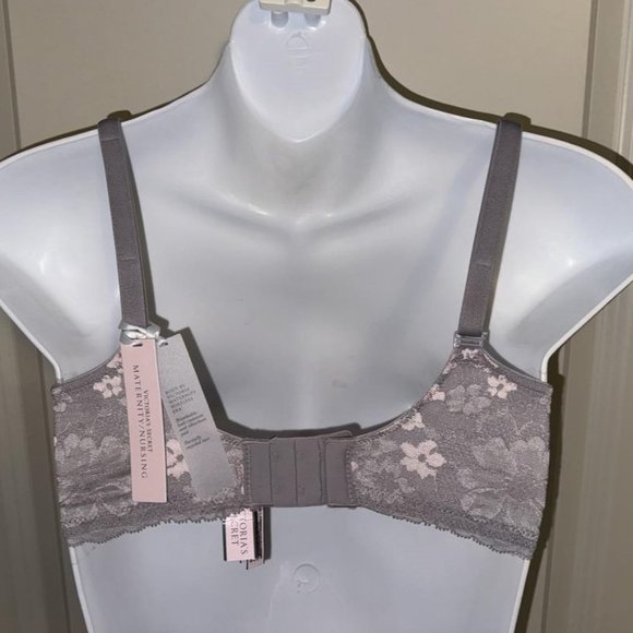 VICTORIA'S SECRET Wireless Nursing Bra Lace Bra 32DDD / 32F - Picture 3 of 7